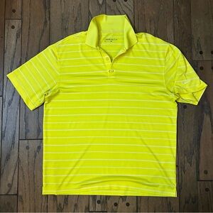 Nike Men's Bright Yellow Polo Shirt